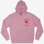 Ready To Eat Strawberry Unisex Graphic Hoodie In Purple, thumbnail 1 of 2
