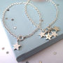 Personalised Sterling Silver Initial Star Bracelet, thumbnail 5 of 12