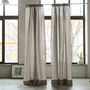 Stone Washed Rod Pocket Linen Curtain Panel, thumbnail 7 of 11
