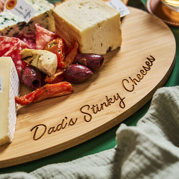 Engraved Wooden Cheese Board, 2 of 5