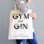 Personalised Funny Gin Tote Bag, thumbnail 1 of 9