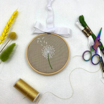 Dandelion Embroidery/Up Cycling Clothing Kit, 2 of 10
