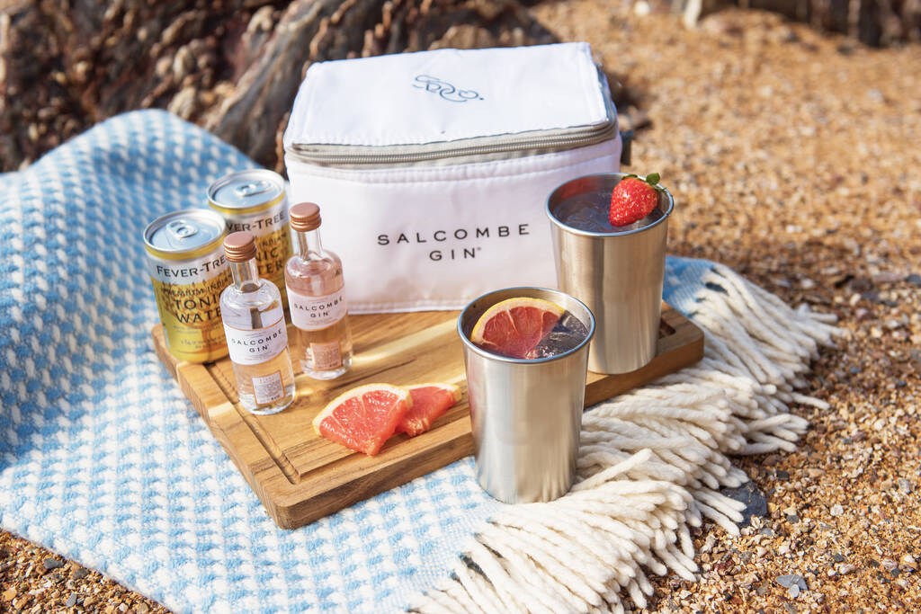 Salcombe Gin Cool Bag Set For Two Or Four, 1 of 10