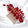 Delicate Red Hair Comb, thumbnail 1 of 5