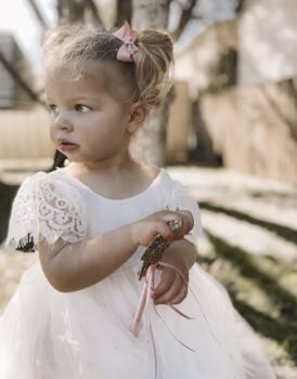 Hazel In Baby Pink ~ Flower Girl /Party Dress, 6 of 10