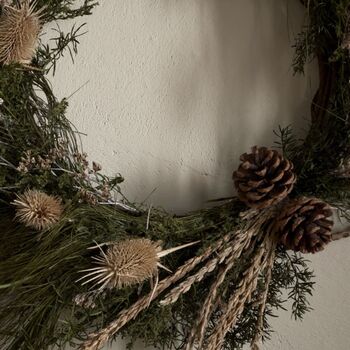 Elowen Moss And Thistle Woodland Wreath, 4 of 6
