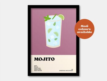 Mojito Cocktail Print, 4 of 6