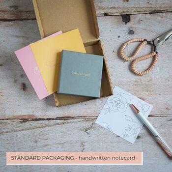 Silver Meadow Flower Gemstone Necklace Blue, 3 of 6