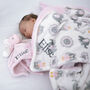 Personalised Pink Blanket And Comforter Set, thumbnail 7 of 10