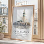 Morocco Casablanca Travel Print, thumbnail 3 of 7