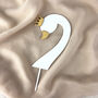 Swan Cake Topper, thumbnail 4 of 5