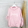Personalised Name With Heart Hoodie, thumbnail 4 of 7
