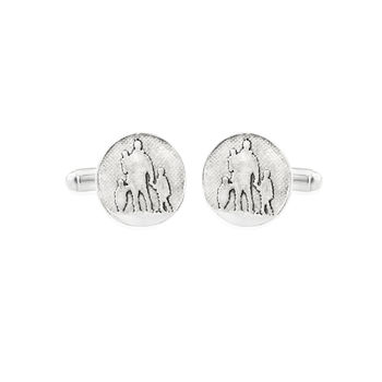 Personalised Father And Child Cufflinks, 6 of 7