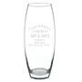 Personalised Classic Glass Bullet Vase, thumbnail 5 of 5
