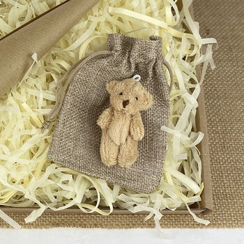 A Little Pocket Teddy Bear Hug Letterbox Gift, 2 of 6