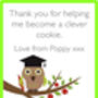 Personalised Teacher Thank You Gift Cookie Mix|Wise Owl, thumbnail 4 of 4
