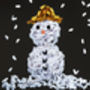 Snowman And Butterflies Winter Card, thumbnail 1 of 12