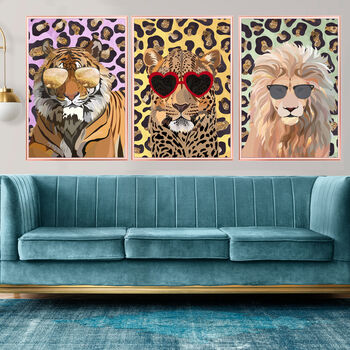 Custom Leopard Print Personalised Animal Art, 2 of 10