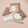 Set Of Six Floral Mini Thank You Cards, thumbnail 1 of 11