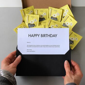 Novelty 40th Birthday Letterbox Friendly Tea Gift, 7 of 8