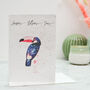 Mothers Day Plantable Seed Paper Toucan Card, thumbnail 7 of 7