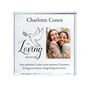 Personalised In Loving Memory Dove Photo Crystal Token, thumbnail 4 of 5