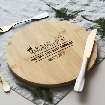 Personalised Chopping/Cheese Board For Him, 3 of 7