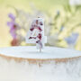 Pressed Petal Four Number Birthday Candle, thumbnail 1 of 2