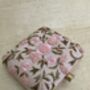 Pink Square Floral Handcrafted Clutch Bag, thumbnail 2 of 6