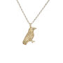 9ct Gold Crow Necklace, thumbnail 2 of 5