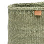 Kitendo: Sage Green Woven Storage Basket, thumbnail 3 of 6