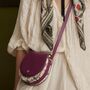 Floral Engravings Plum Saddle Bag, thumbnail 6 of 6