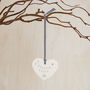 'Forever Loved' Pet Loss Ceramic Heart Decoration Sympathy Gift, thumbnail 4 of 5