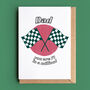 Formula One Father's Day Or Birthday Card, Can Be Personalised, thumbnail 1 of 2