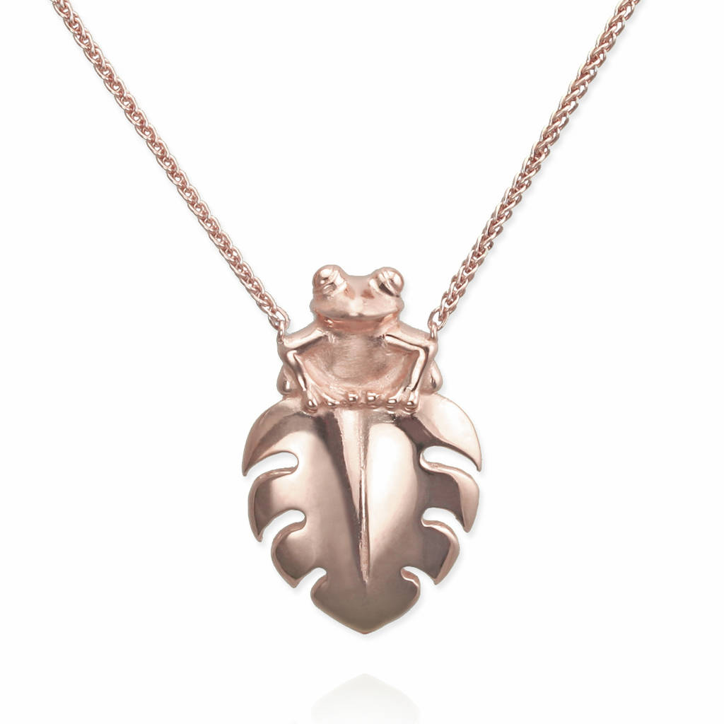 personalised frog necklace by jana reinhardt jewellery