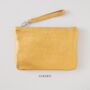 Metallic Leather Clutch Bag, thumbnail 6 of 12