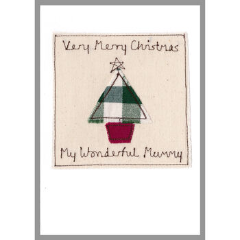 Personalised Christmas Tree Card For Him Or Her, 6 of 12