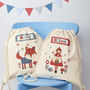Personalised Playful Fox Cotton Nursery Bag, thumbnail 3 of 4