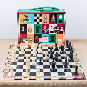 Wooden Chess And Checkers Set, 2 of 8