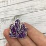 Birthstone Inspired Glitter Crystal Enamel Pin, thumbnail 5 of 5