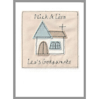 Personalised Thank You Card For Godparent, Godfather Or Godmother, 6 of 12