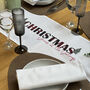 Personalised Tartan Christmas Table Runner, thumbnail 2 of 6