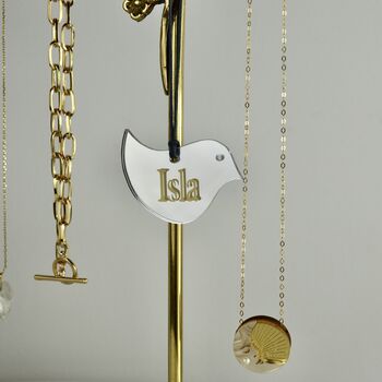 Shell Jewellery Stand With Optional Personalised Name, 4 of 7