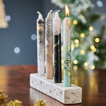Ceramic Advent Candle Holder, 2 of 3