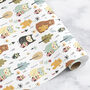 Mothers Day Wrapping Paper Roll Owl Bear Baby, thumbnail 3 of 3