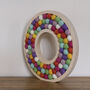 Personalised Letter Plywood And Wool Decoration, thumbnail 4 of 11