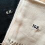 Personalised Embroidered 'Initial' Scarf, thumbnail 4 of 6