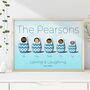 Personalised Family Print Babushka Doll, thumbnail 3 of 11