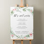 Floral Wedding Freshen Up Sign 'Paige', thumbnail 9 of 9