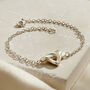Love Knot Heart Bracelet, thumbnail 1 of 5